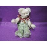 A 1990's Nancy Crowe jointed bear, Woodland Elf, with label on reverse, height 10 inches