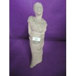 An unusual sculptural figure possibly of an African lady