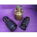 A selection of Camera lens incluidng SMC Pentax 5620626 and 6157665