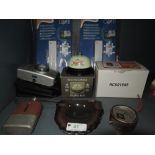 A selection of hardware and trinkets including Minolta 150