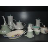 A selection of Poole Pottery including tea and coffee set