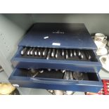A canteen of cutlery by Viners in case