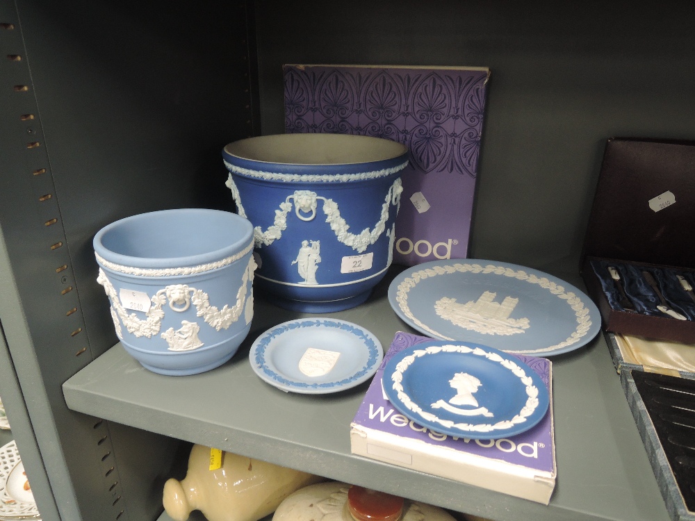 A selection of Jasper ware by Wedgwood