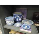 A selection of Jasper ware by Wedgwood