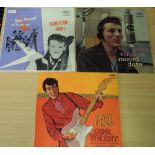 A lot of five UK Gene Vincent / Gene Vincent and the Blue Caps albums - condition is ex/ex across