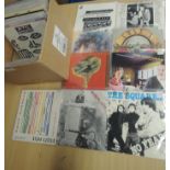 A lof of fifty rock / pop and new wave seven inch singles with some punk interest