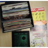 A lot of sixty five seven inch singles - some pic sleeves and company bags - good online seller or