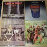 A lot of three albums by Chicken Shack - rare UK blues rock on the Blue Horizon label - condition is