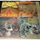 A lot of five albums by Savoy Brown - rare UK Decca label pressings in ex/ex condition - Stereo