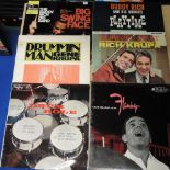 A lot of nine Jazz drummer related albums - Krupa / Bellson and more - very well looked after