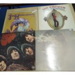 A nine album lot of Hendrix [ nice US press of are you experienced ] US Beatles Rubber Soul and US