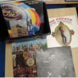 A five albums lot which includes a Beatles Sgt Pepper with relevant inners / Joe Cocker double and