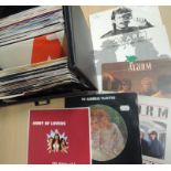 A lot of sixty seven inch singles - some pic sleeves and company bags - good online seller or shop