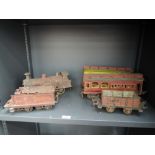 A Pre-War Marklin Gauge 1 Midland Railway clockwork train set comprising locomotive 2609 & tender,