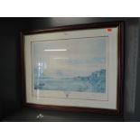 A print of Royal Troon golf club