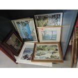 A selection of original art works and prints