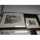 A signed and limited run print after Judy Boyes cottage at Grasmere and similar photograph