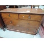 A Victorian mahogany dressing table