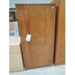 A vintage Lebus small golden oak wardrobe