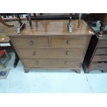 An early 20th Century mahogany chest of two over two drawers , locks stamped HAS