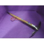 A mountain climbers or explorers ice axe by Stubal Austrian made