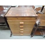 A set of traditional utility drawers