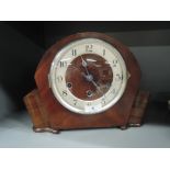 An art deco design mantle clock with chime