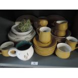 A selection of kitchen wares by Denby