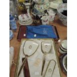 A selection of ceramics including Sylvac tea set