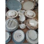 A selection of ceramics including Royal Doulton Old Colony and Forest glade