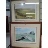 Two golf related prints after Graeme W Baxter