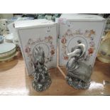 Two pewter figures by Beatrix potter