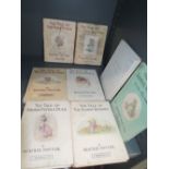 A selection of Beatrix Potter child story books