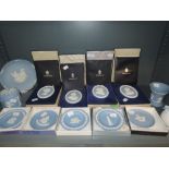 A selection of Jasper ware by Wedgwood including boxed items