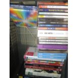 A selection of compact music cd's various genres