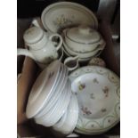 A selection of kitchen ceramics including Crescent and Gater Hall Burslem