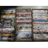 A selection of comedy and action dvds and films