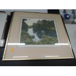 A colour print after Kenneth Leech Morning light signed and numbered 37/100