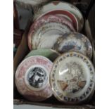 A selection of cabinet and display plates