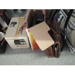 A selection of projectors including Aldis and magnetic tape