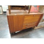 A vintage teak sideboard, labelled Lebus Link