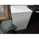 A Fridgidaire chest freezer