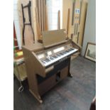 A vintage Ahlborn LL100 electric organ