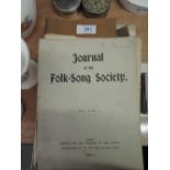 A selection of Folk Song Society Journals 1899-1906