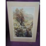 A local interest print of Lakeland by Judy Boyes of Greenburn Beck signed and limited run print