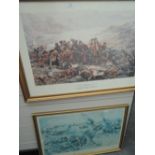 A selection of prints military interest 44th Regiment at Gundamuck