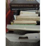 A selection of vintage volumes and reference books also set of bellows
