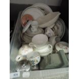 A selection of ceramics including Harrods