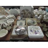 A selection of display plates including Royal Doulton