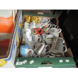 A selection of kitchen mugs